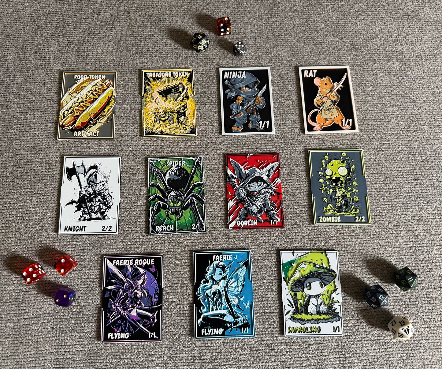 Hueforge 3D Printed Magic The Gathering Tokens